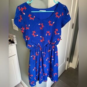 Peach love fox dress size medium